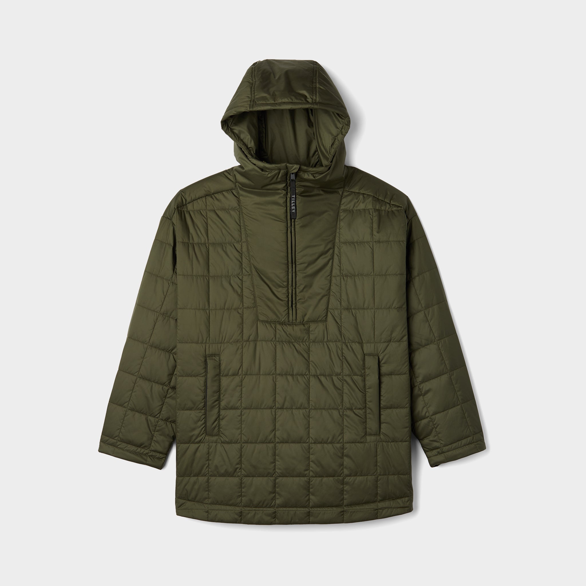Tonal Print Hooded Packable Anorak main image 0